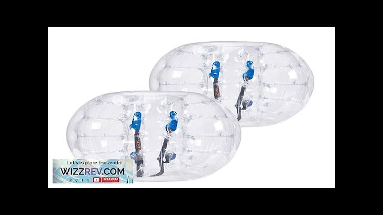 VEVOR Inflatable Bumper Balls 2-Pack 4FT/1.2M Body Sumo Zorb Balls for Teen Review