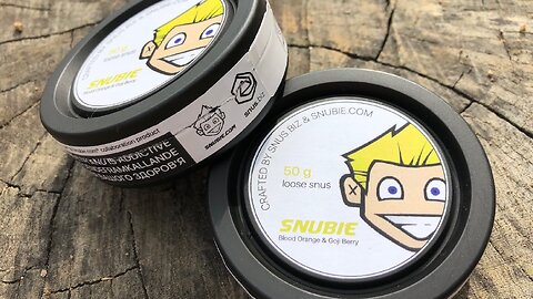 Snubie/Snus.biz Blood Orange & Goji Berry Lös Snus Review (2018)