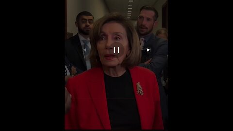 Crazy Nacy Pelosi mental break down over Trump and Aoc leadership question