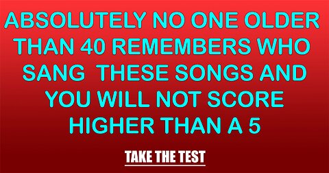 Who sang these songs?
