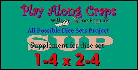 1-4 x 2-4 SUP Dice Set