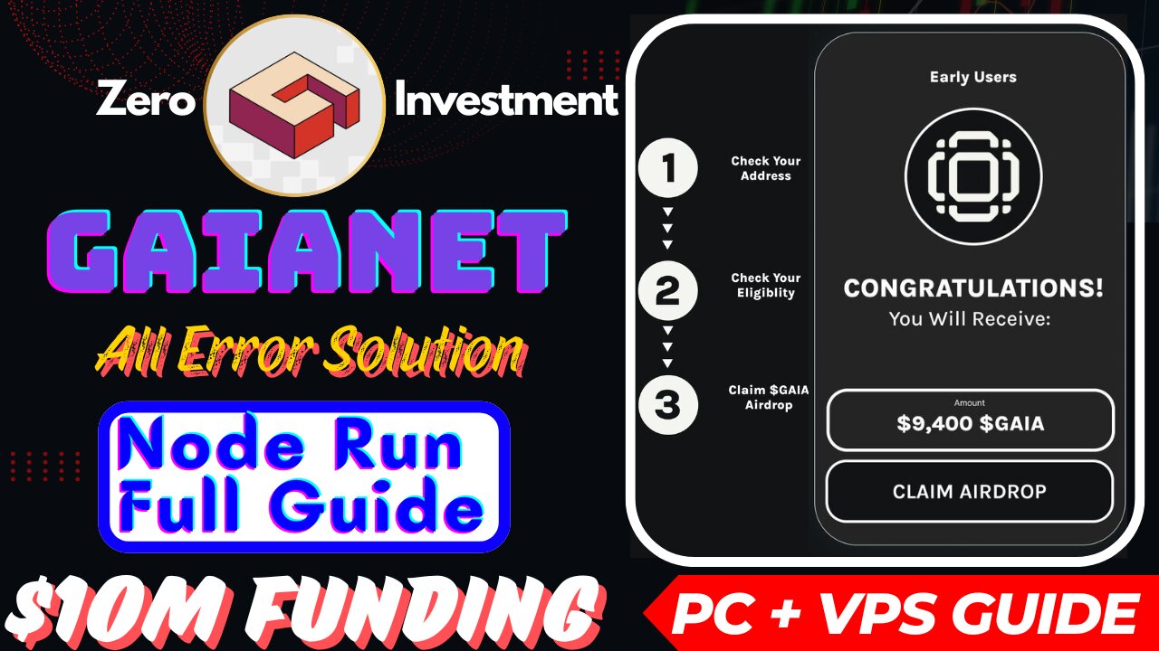 Gaianet AI Node Run with $10 Million Funding || Full Guide for Both VPS & PC Users