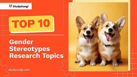 TOP-10 Gender Stereotypes Research Topics