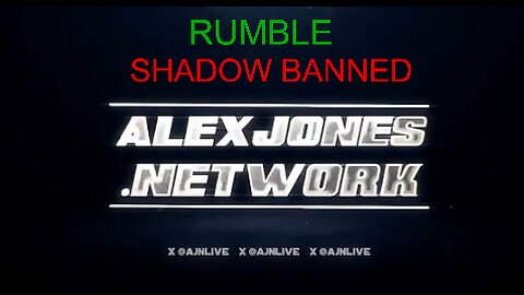 AJNLive Shadow Banned by rumble