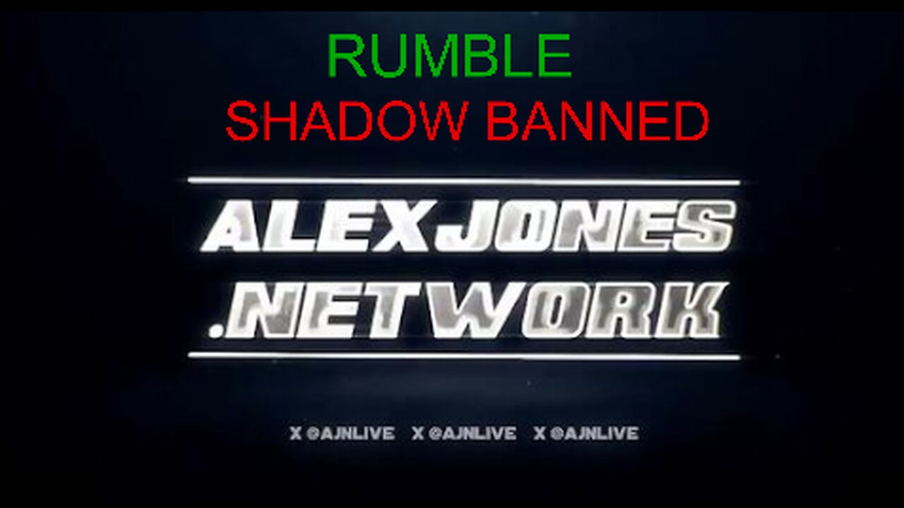 AJNLive Shadow Banned by rumble