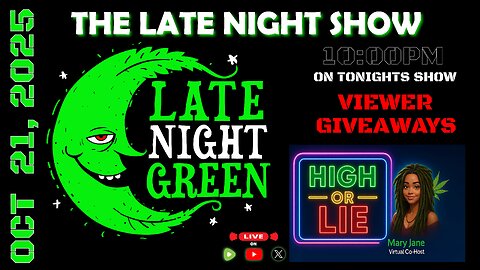 🌙✨ THE LATE NIGHT SHOW IS LIVE TONIGHT 8/21