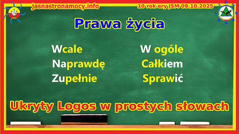 Prawa życia 📚 Ukryty logos w prostych słowach