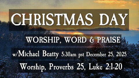 🌤️CHRISTMAS MORNING✝️🕊️