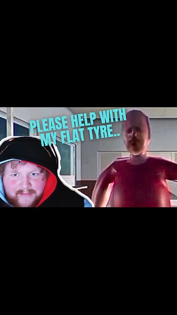 Caseoh was asked to help customer with flat tyre..😅