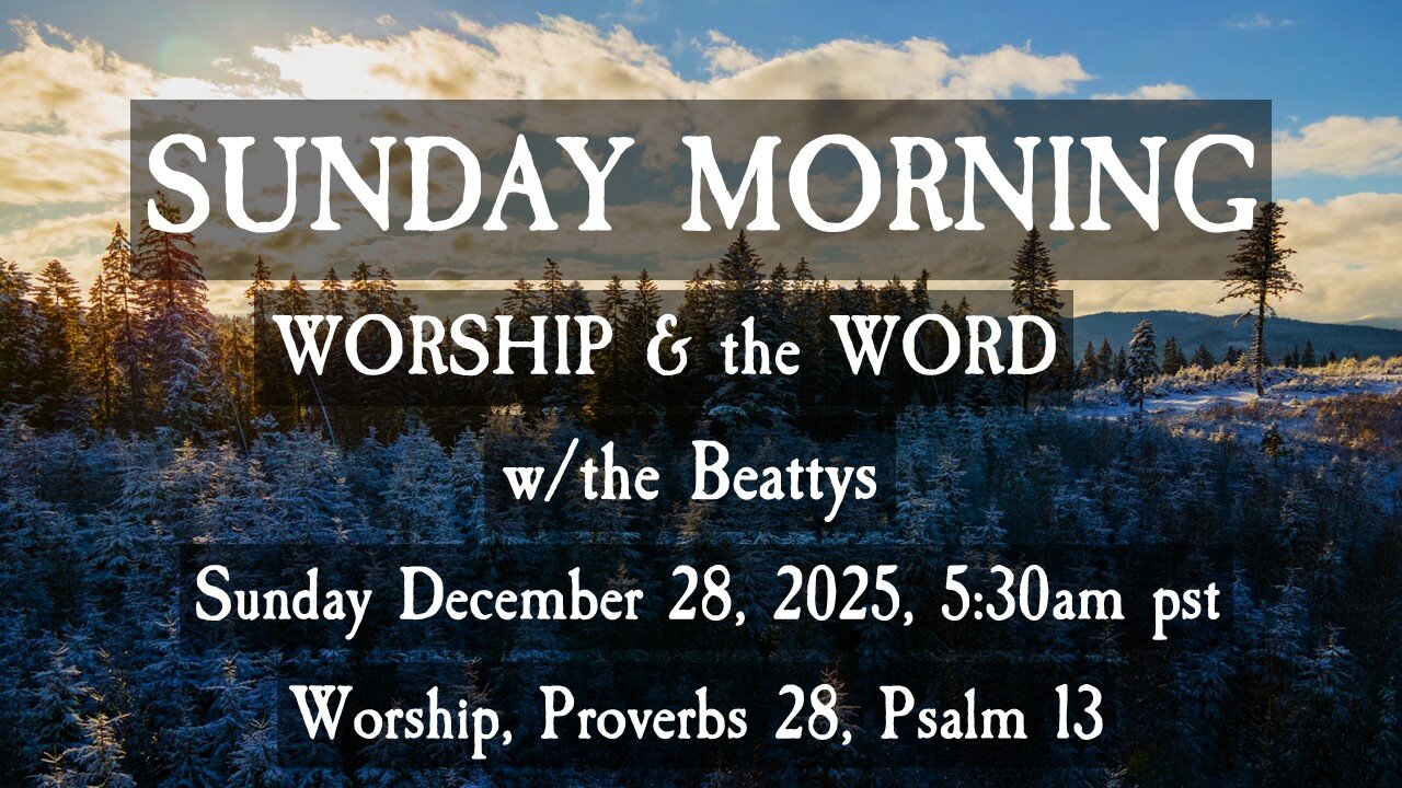 🌞 SUNDAY MORNING ✝️