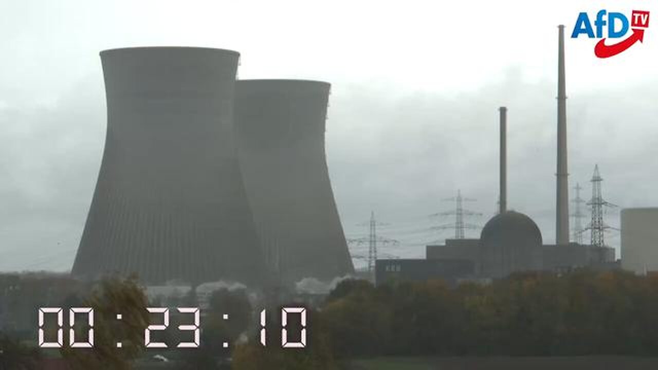 Germany blew up the cooling towers of another nuclear power plant