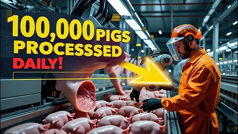 Inside China's Largest Pork Factory: How 100,000 Pigs Are Processed Daily with Automation