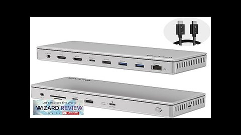 WAVLINK Thunderbolt 4 Dock with Dual HDMI 4K@60Hz 96W Charging Single 8K Review