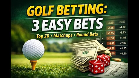 Golf Betting for Beginners (Top 3 Easy Markets) | Sportaza