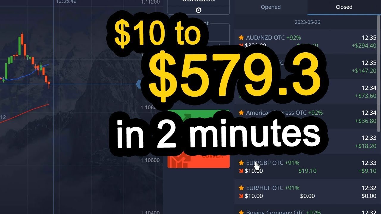 $10 to $579.3 in 2 minutes