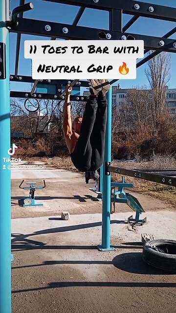 11 Toes to Bar with Neutral Grip 🔥