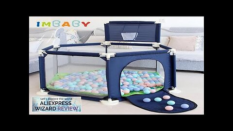 IMBABY Baby Playpen Balls Pool Playpen for Children Basketball Baby Activity Fence Review