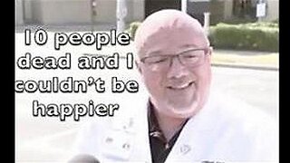Santa Fe Smiley Doctor at Hospital Press Conference
