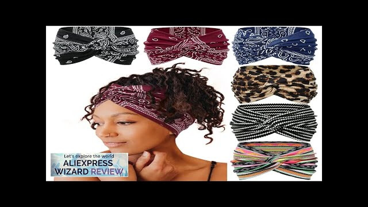 Twisted Wide Headbands for Women Extra Large Turban Workout Headband Fashion Yoga Review