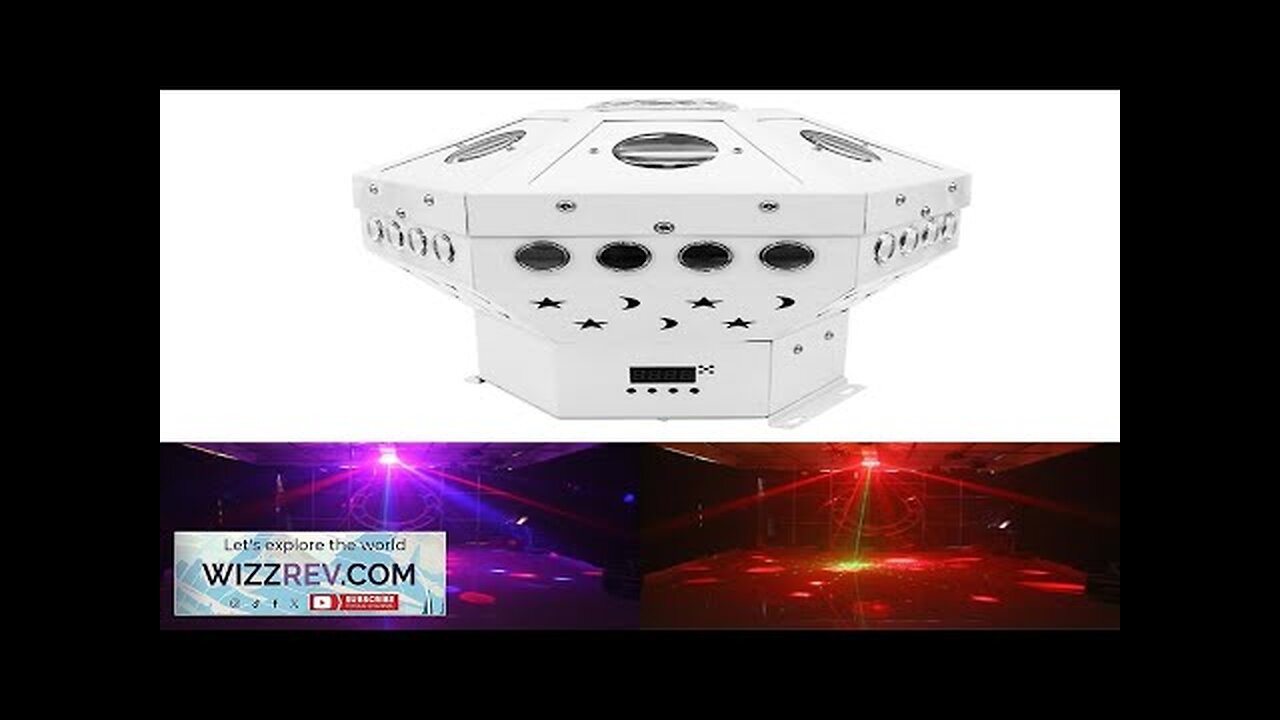 Laser Projector LED Sound Activated Pattern Light Dance Disco Strobe Light DJ Review