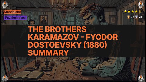 The Brothers Karamazov - Fyodor Dostoevsky (1880) Summary