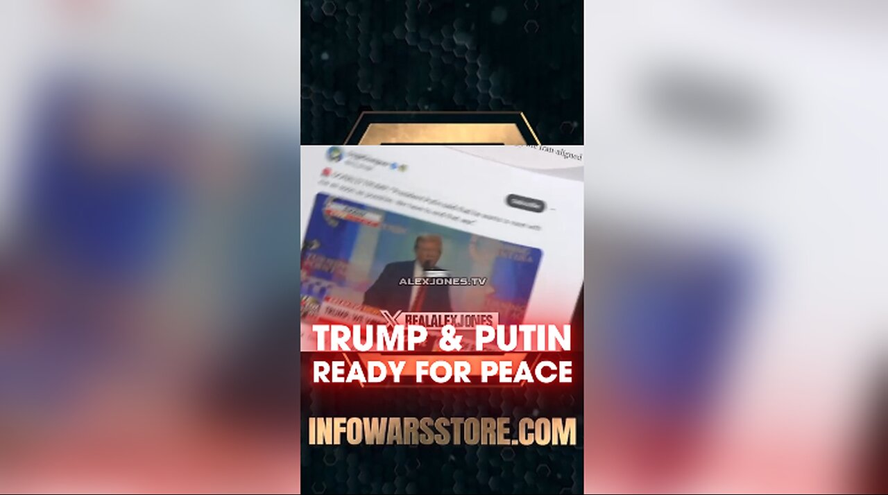 Alex Jones: Trump & Putin Can't Wait To End Ukraine War - 12/23/24