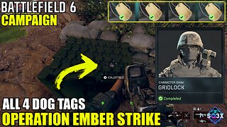 ALL 4 DOG TAGS in OPERATION EMBER STRIKE - Battlefield 6 Campaign Collectibles Guide