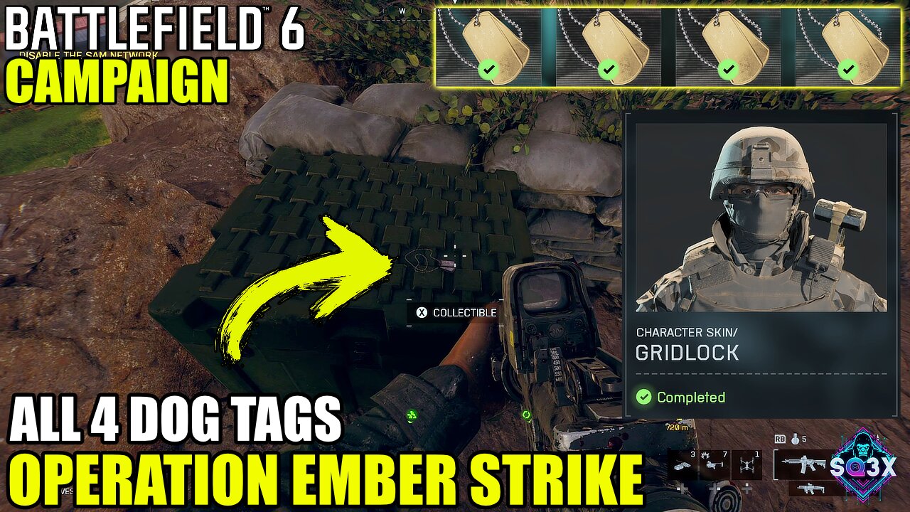 ALL 4 DOG TAGS in OPERATION EMBER STRIKE - Battlefield 6 Campaign Collectibles Guide