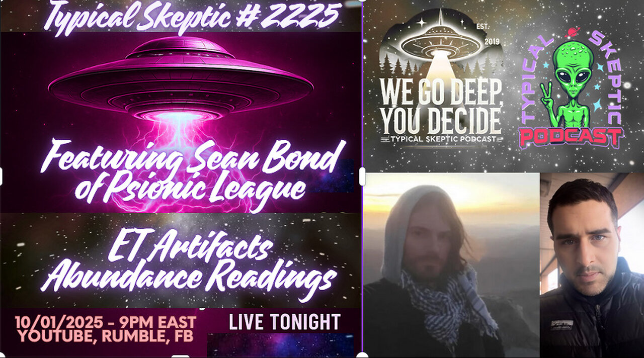 Sean Bond – Abundance Readings & Energy Work, ET Artifacts - TSP # 2225