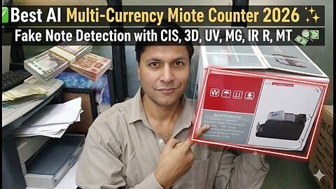 Best Artificial Intelligence CIS Technology Mix Currency Counting Machine with Fake Note Detector