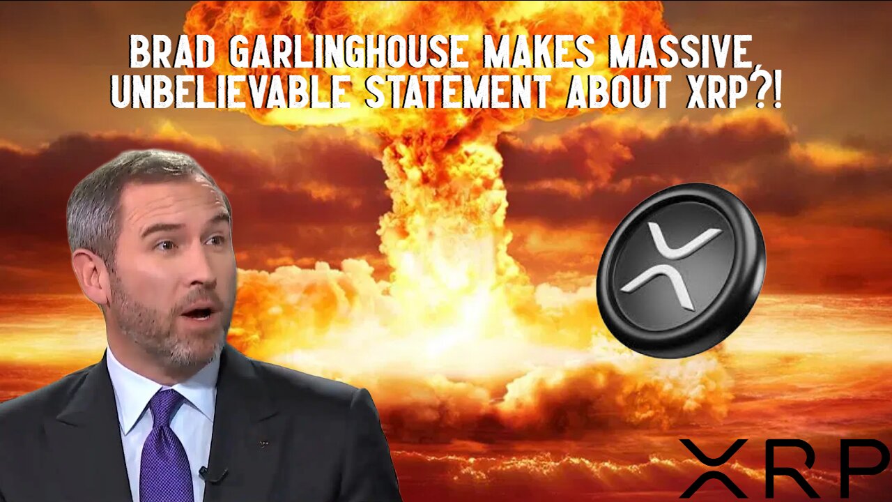 Brad Garlinghouse Makes MASSIVE XRP Statement?!