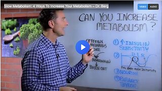 Slow Metabolism: 4 Ways To Increase Your Metabolism – Dr. Berg