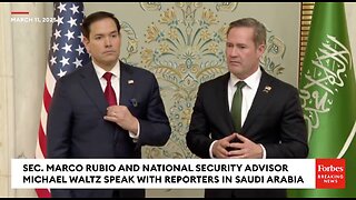 Marco Rubio & Mike Waltz Announce Ukraine Ceasefire Agreement