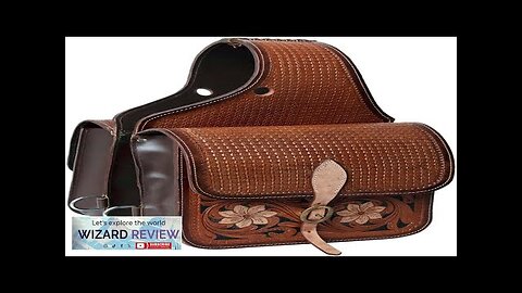 HILASON Western Horse Leather Saddle Bag Heavy Duty Traditional Trail Ride Review