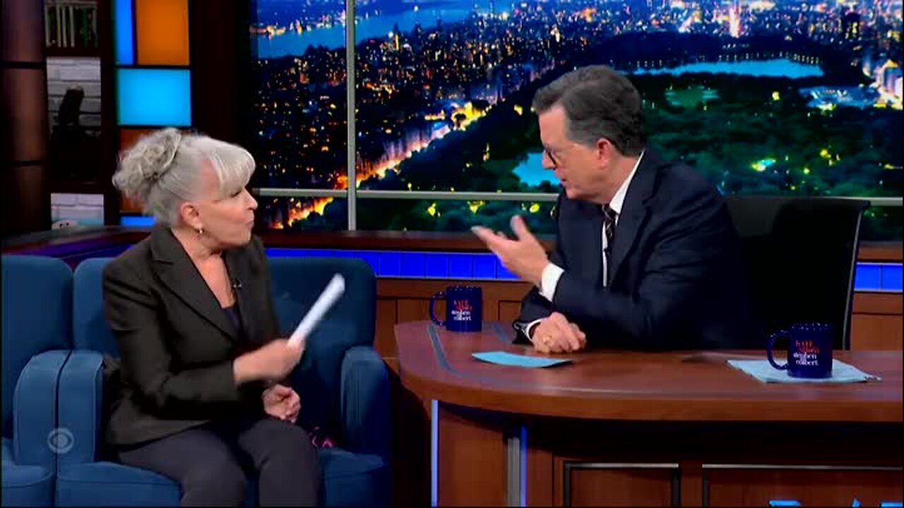 Bette Midler Sings to Colbert to the Tune of ‘Wing Beneath My Wings:’ ‘You Never Kissed the Orange Ass’