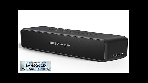 BlitzWolf® BW-WA4 30W Wireless Speaker Portable bluetooth Speaker Double Drivers Bass TWS Review