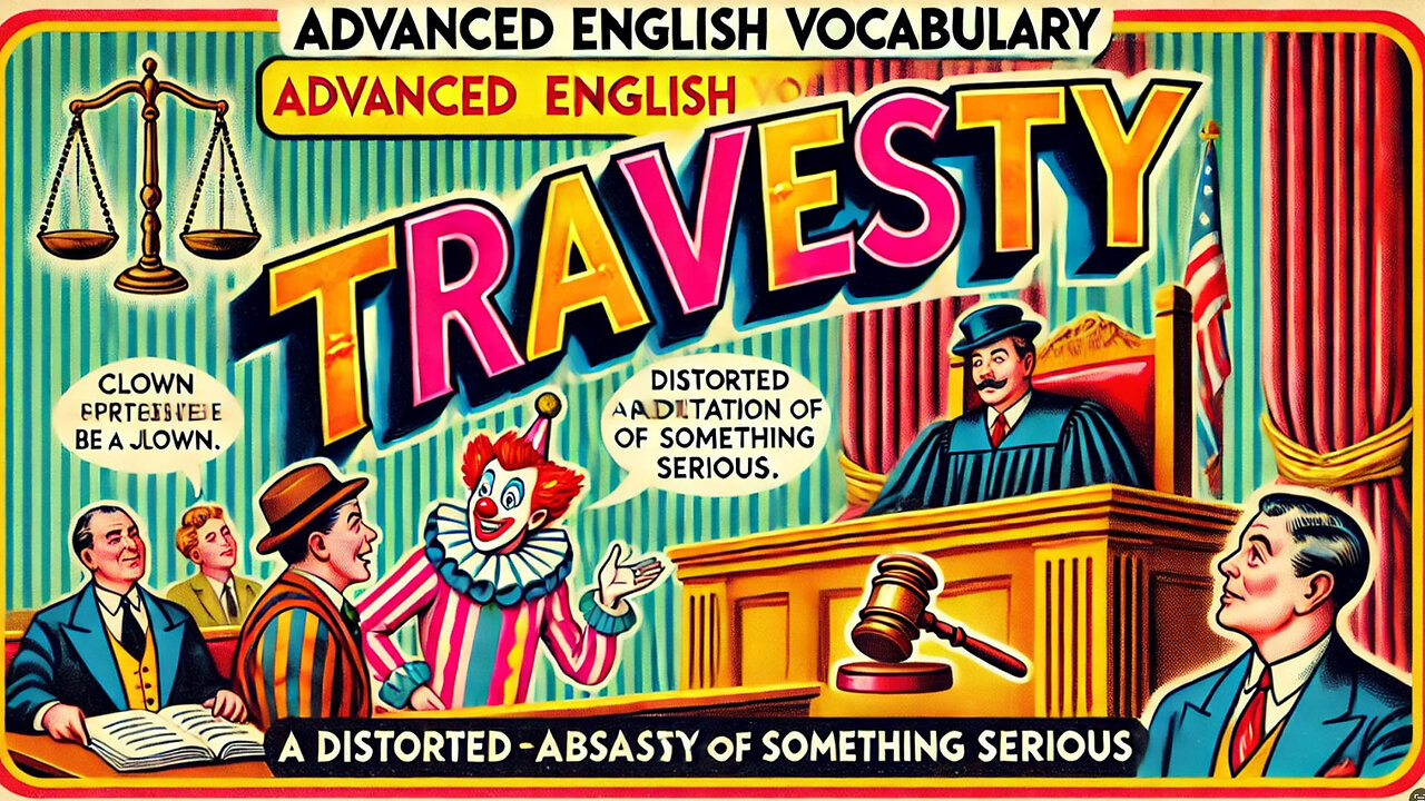 Vocabulary and Pronunciation "TRAVESTY" Advanced English