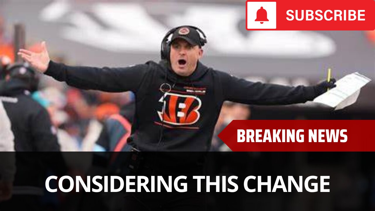 Bengals Coach Considering This Change