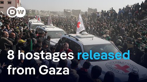 Hamas releases 3 Israeli, 5 Thai hostages from Gaza Strip in ceasefire deal | DW News