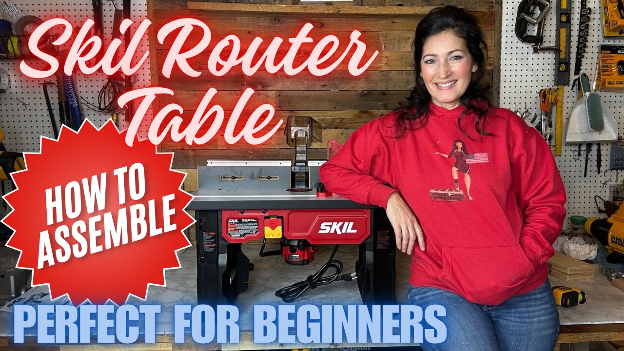 SKIL Router Table Assembly - Easy Setup for Woodworking Beginners - MOST COMPLETE HOW TO SKIL VIDEO