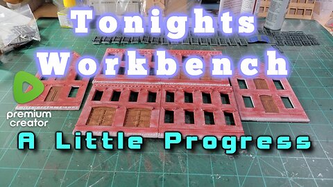 Tonight's Workbench - Painting & Canopy Glue Galore