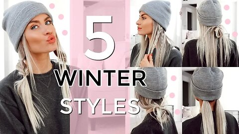 5 Heatless Winter Hat Hairstyles — Easy & Quick Styles