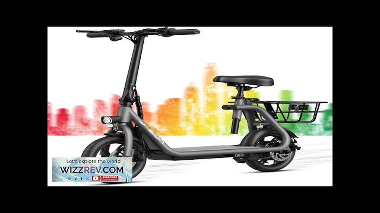 Jasion JS3 Electric Scooter with Seat 650W Peak Motor Electric Scooters Review