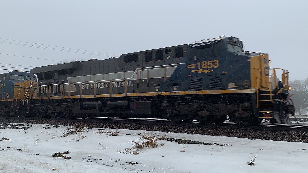 CSX New York Central heritage unit train