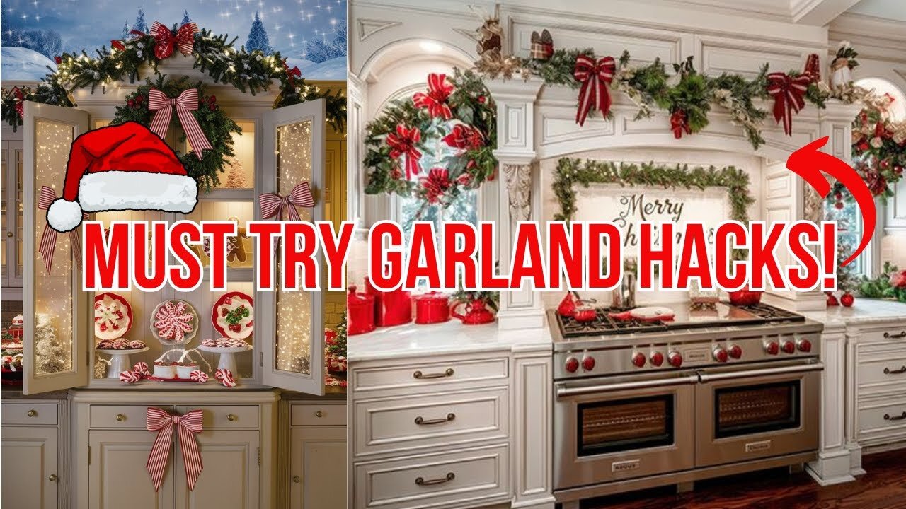 TOP 100+ CHRISTMAS GARLAND IDEAS 2024 | STUNNING IDEAS FOR GARLANDS THAT WILL MAKE YOUR HOME SHINE!