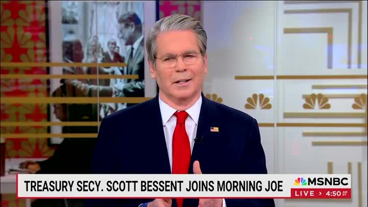 Scott Bessent to MSNBC Host on Argentina Deal: ‘Do You Know What a Swap Line Is? ... Why Would You Call It a Bail Out?’