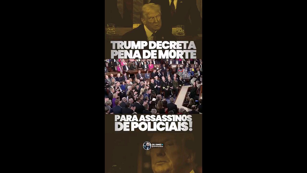 Assassinos de Policiais Terão Pena de Morte, Presidente Donald John Trump. Parabéns Presidente!🇺🇲