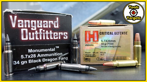 Simply The BEST!...5.7x28 Black Dragon Fang VS Critical Defense Ballistic Gel AMMO Test!