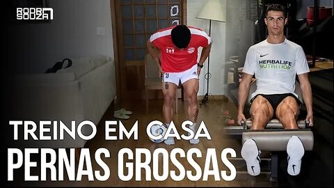 Top 3 Exercícios Para Engrossar as Pernas Em Casa | Cristiano Ronaldo