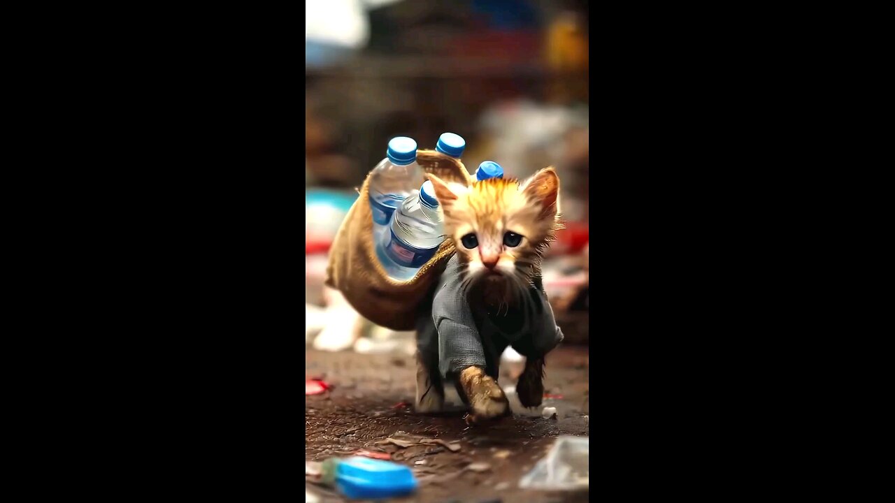 Scraps of Hope: A Struggling Kitty's Battle for Food